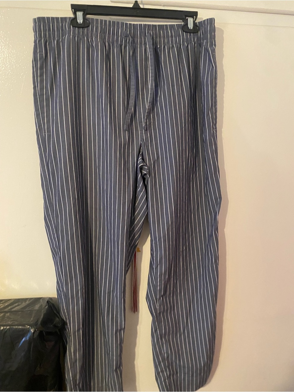 American Eagle Outfitters Navy Pinstripe Drawstring pants